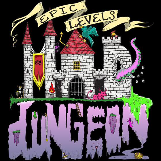 Epic Levels Mad Dungeon podcast logo